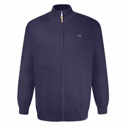 Duke Mens Franco 2-D555 Knitted Full Zip Kingsize Sweatshirt - 4XL, Navy