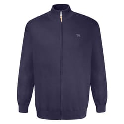 Duke Mens Franco 2-D555 Knitted Full Zip Kingsize Sweatshirt - 4XL, Navy