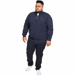 Duke Mens Franco 2-D555 Knitted Full Zip Kingsize Sweatshirt - 4XL, Navy