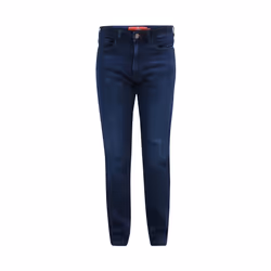 D555 Mens Putney Knitted Denim Stretch Jeans - 40L, Dark Wash