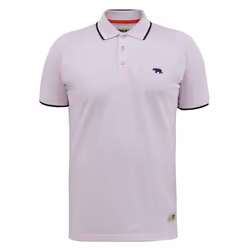 Duke Mens Hamford 2-D555 Tipped Pique Kingsize Polo Shirt - 6XL, Pink