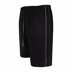 D555 Mens Rayan Jersey Side Stripe Kingsize Shorts (Pack Of 2) - 3XL, Black/Charcoal