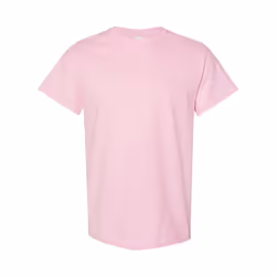 Gildan Mens Heavy Cotton T-Shirt - XL, Light Pink
