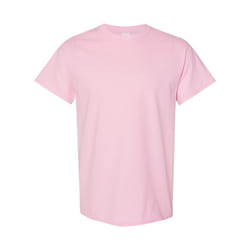 Gildan Mens Heavy Cotton T-Shirt - XL, Light Pink