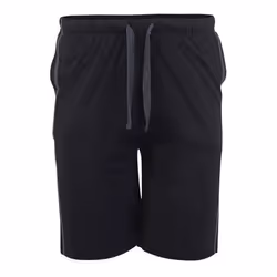 Duke Mens Ryan D555 Elasticated Waist Jersey Shorts (Pack of 2) - 6XL, Black/Charcoal