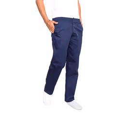 Duke Mens Basilio D555 Elasticated Waist Kingsize Trousers - 40S, Navy