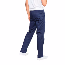 Duke Mens Basilio D555 Elasticated Waist Kingsize Trousers - 40S, Navy