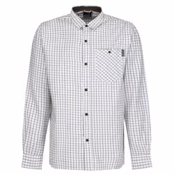 Regatta Mens Tattersall Checked Shirt - 3XL, White/Green