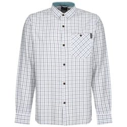 Regatta Mens Tattersall Checked Shirt - L, White/Blue