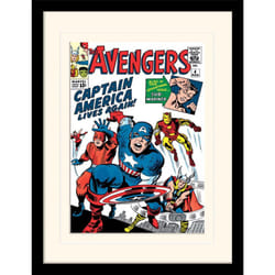 Marvel Comics Captain America Lives Again Print