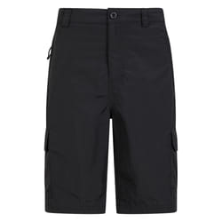 Mountain Warehouse Mens Explore Cargo Shorts - 32R, Black