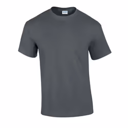 Gildan Mens Ultra Cotton T-Shirt - 5XL, Charcoal
