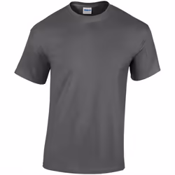 Gildan Adults Unisex Heavy Cotton T Shirt - L, Dark Heather