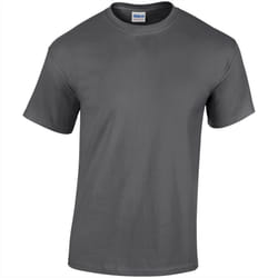 Gildan Adults Unisex Heavy Cotton T Shirt - L, Dark Heather