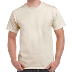 Gildan Adults Unisex Heavy Cotton T Shirt - M, Natural