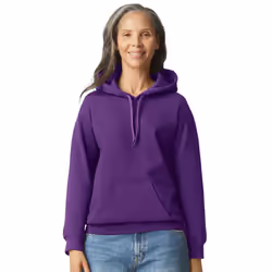 Gildan Unisex Softstyle Midweight Hoodie - S, Purple