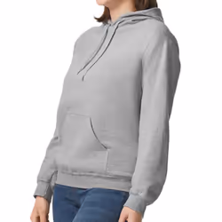 Gildan Unisex Softstyle Midweight Hoodie - 5XL, Sports Grey