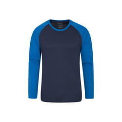 Mountain Warehouse Mens Endurance Long-Sleeved T-Shirt - XL, Cobalt