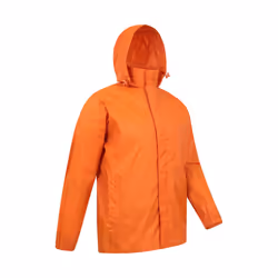 Mountain Warehouse Mens Pakka II Waterproof Jacket - XS, Orange
