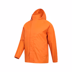Mountain Warehouse Mens Pakka II Waterproof Jacket - XS, Orange