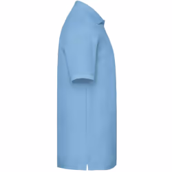Fruit of the Loom Mens Premium Cotton Pique Polo Shirt - L, Sky Blue
