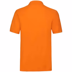 Fruit of the Loom Mens Premium Cotton Pique Polo Shirt - XL, Orange