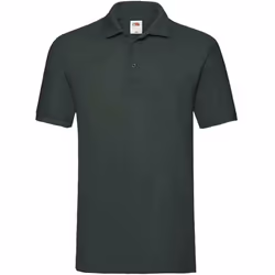 Fruit of the Loom Mens Premium Cotton Pique Polo Shirt - 3XL, Bottle