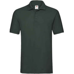 Fruit of the Loom Mens Premium Cotton Pique Polo Shirt - L, Bottle