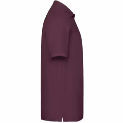 Fruit of the Loom Mens Premium Cotton Pique Polo Shirt - XXL, Burgundy