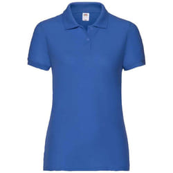 Fruit of the Loom Womens/Ladies Lady Fit PiquÃ© Polo Shirt - XXL, Royal Blue
