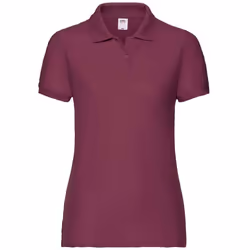 Fruit of the Loom Womens/Ladies Lady Fit Piqué Polo Shirt - XS, Burgundy