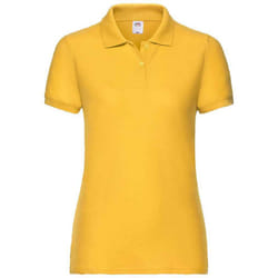 Fruit of the Loom Womens/Ladies Lady Fit PiquÃ© Polo Shirt - XS, Sunflower