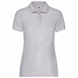 Fruit of the Loom Womens/Ladies Lady Fit PiquÃ© Polo Shirt - XXL, Heather Grey