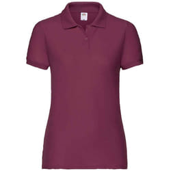 Fruit of the Loom Womens/Ladies Lady Fit PiquÃ© Polo Shirt - L, Burgundy