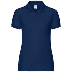 Fruit of the Loom Womens/Ladies Lady Fit PiquÃ© Polo Shirt - L, Navy