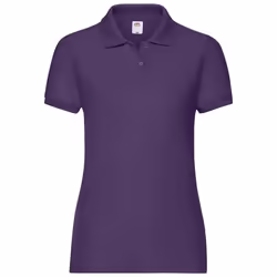 Fruit of the Loom Womens/Ladies Lady Fit Piqué Polo Shirt - XS, Purple