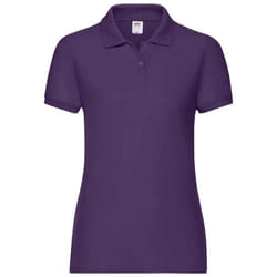 Fruit of the Loom Womens/Ladies Lady Fit PiquÃ© Polo Shirt - L, Purple