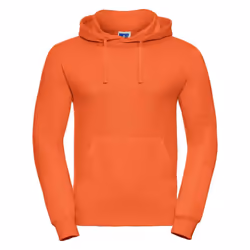 Russell Mens Plain Hoodie - S, Orange