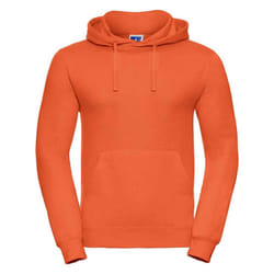 Russell Mens Plain Hoodie - S, Orange