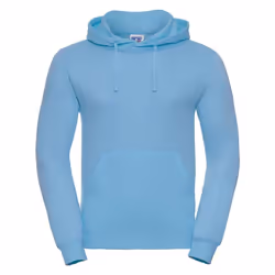 Russell Mens Plain Hoodie - XS, Sky Blue