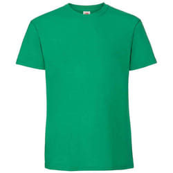 Fruit Of The Loom Mens Ringspun Premium T-Shirt - 3XL, Kelly Green
