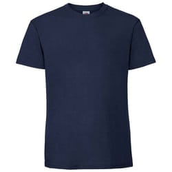 Fruit Of The Loom Mens Ringspun Premium T-Shirt - L, Deep Navy