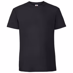 Fruit Of The Loom Mens Ringspun Premium T-Shirt - S, Black
