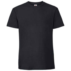 Fruit Of The Loom Mens Ringspun Premium T-Shirt - S, Black