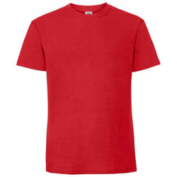 Fruit Of The Loom Mens Ringspun Premium T-Shirt - M, Red
