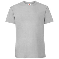 Fruit Of The Loom Mens Ringspun Premium T-Shirt - 2XL, Zinc