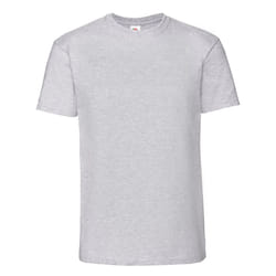 Fruit Of The Loom Mens Ringspun Premium T-Shirt - M, Heather Grey
