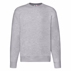 Fruit of the Loom Unisex Adult Premium Drop Shoulder Sweatshirt - S, Heather Grey