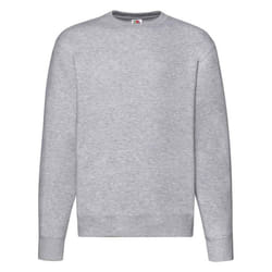 Fruit of the Loom Unisex Adult Premium Drop Shoulder Sweatshirt - S, Heather Grey