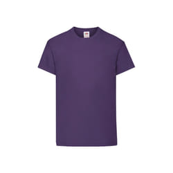 Fruit of the Loom Childrens/Kids Original T-Shirt - 3-4 Years, Purple